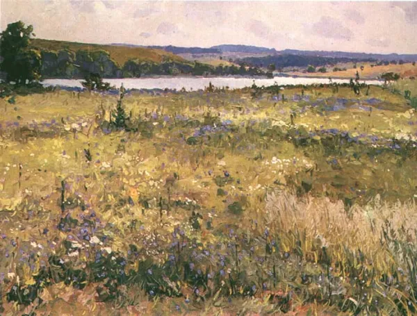 E. Foerster, Łąka nad rzeką