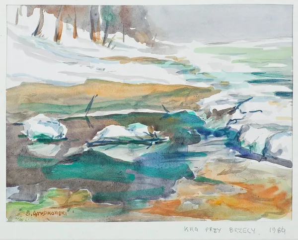 Sergiusz  Grudkowski, WIOSENNE ROZTOPY, 1984