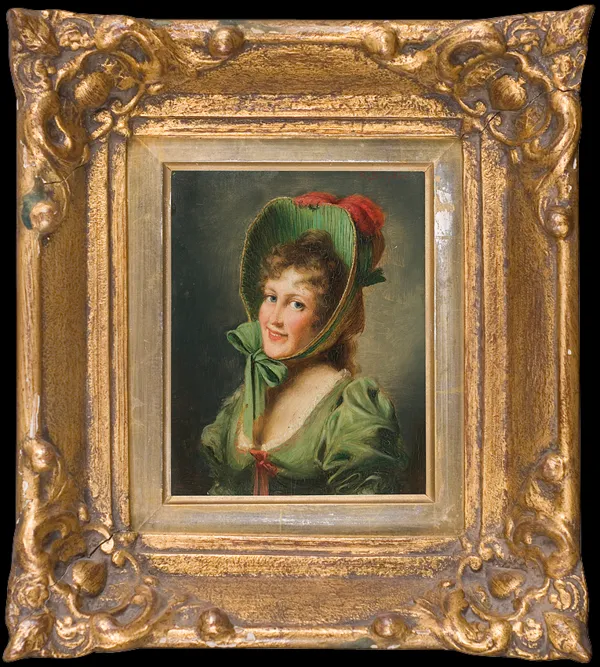 Alois Binder, PORTRET DZIEWCZYNY W ZIELONYM KAPELUSZU