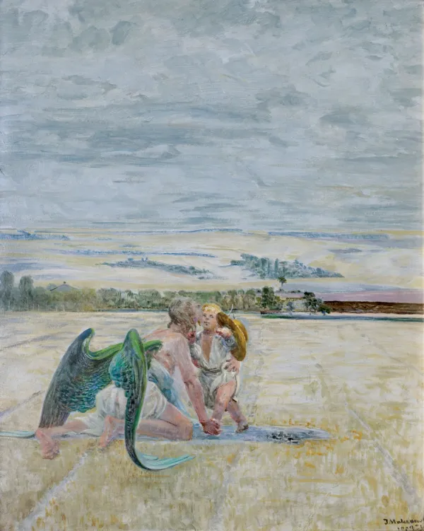 Jacek Malczewski, ANIOŁ I PASTUSZEK, 1908