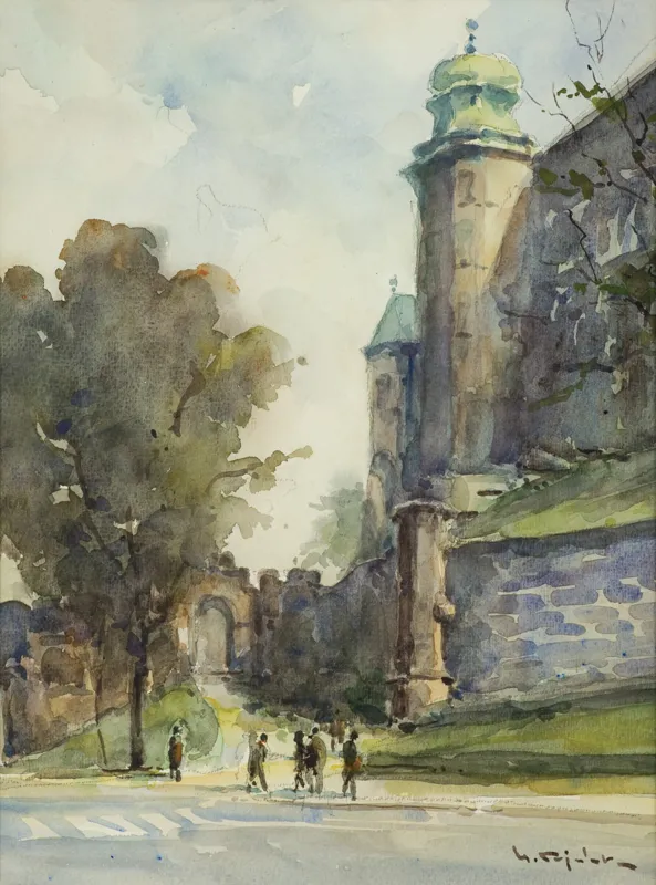Henryk  Sajdak, WIDOK NA WAWEL 