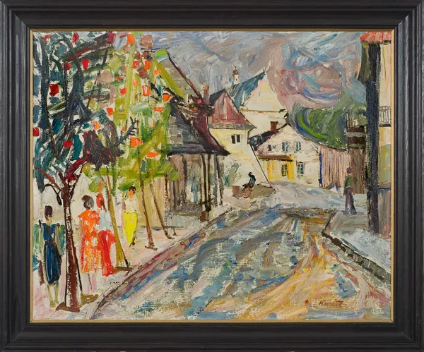 Franciszek Kmita, Uliczka w Kazimierzu Dolnym, 1966