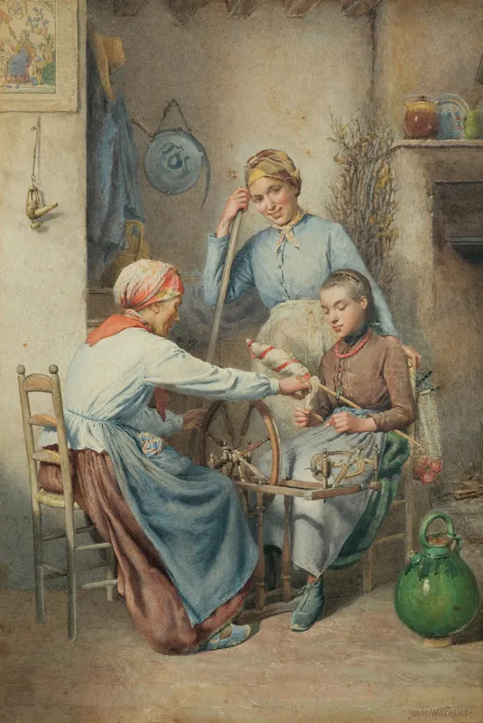 JOHN WATKINS, LEKCJA PRZĘDZENIA WEŁNY