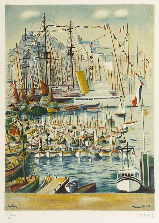 Mojżesz Kisling, Port w Marsylii