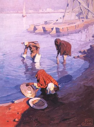 Adam Styka, Nad brzegami Nilu