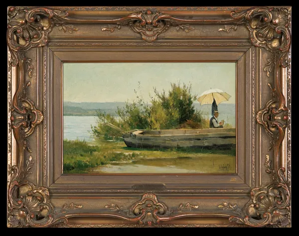 Karl Heinisch, MALARZ W PLENERZE, 1878