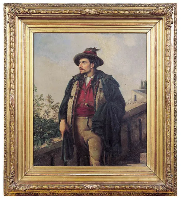 Carl Maria  Seyppel, MŁODY WŁOCH, 1868