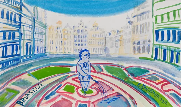 Edward Dwurnik, Bruksela, 2012