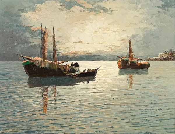 Georg Arnold, ŁODZIE O PORANKU