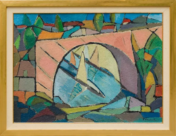 Fryderyk Antoni Hayder, Pejzaż, 1971