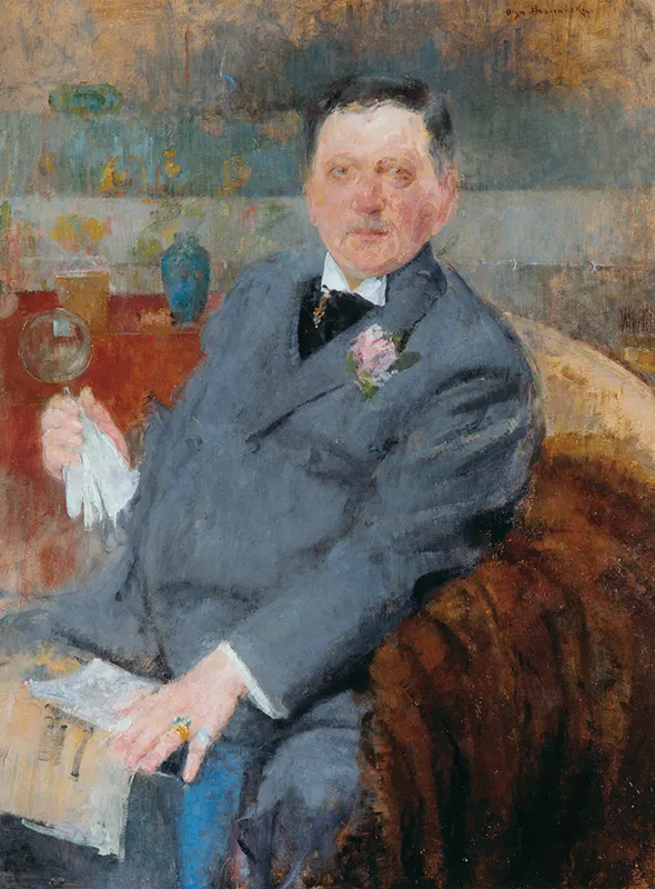 Olga Boznańska, Portret Edwarda Franchetti