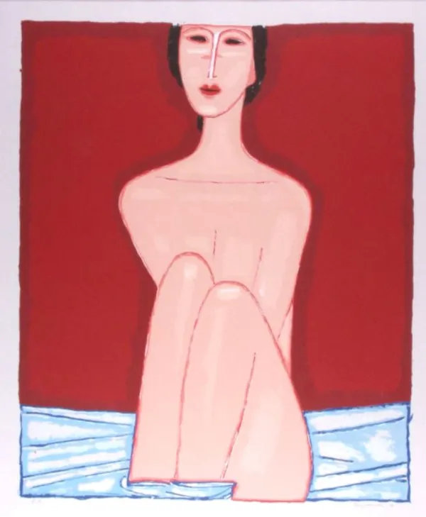 Jerzy Nowosielski, Akt w wodzie, 1999