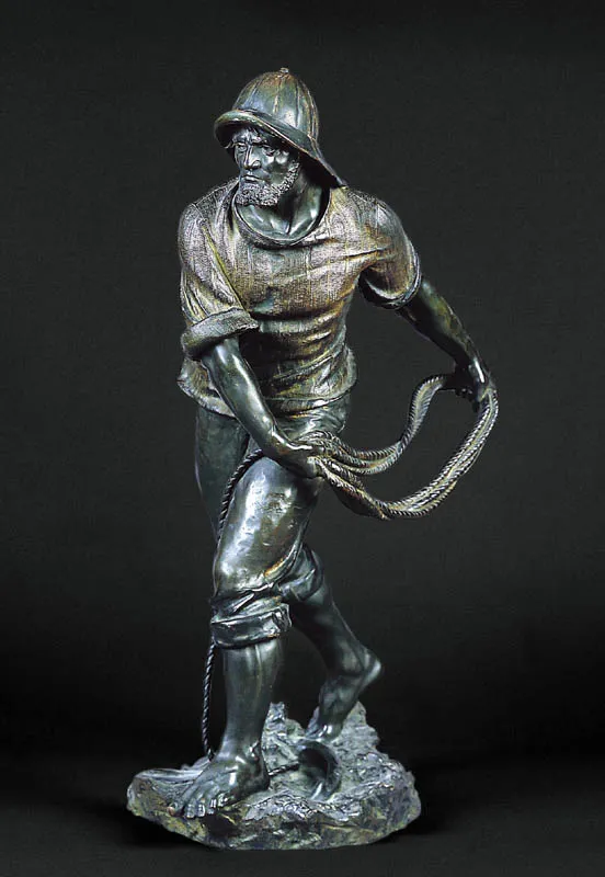 Antoine Bofill, RYBAK RZUCAJĄCY CUMĘ, przed 1910