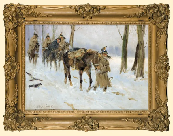 Jerzy Kossak, Odwrót spod Moskwy, 1940