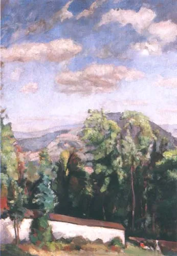 Wojciech Weiss, Pejzaż z Lanckorony