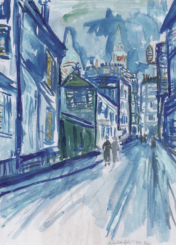 Hanna Rudzka-Cybisowa, 124. Montmartre, 1931