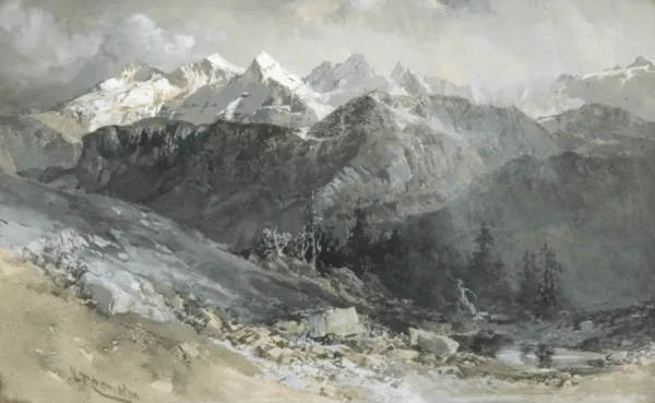 Edward Theodore Compton, Pejzaż alpejski