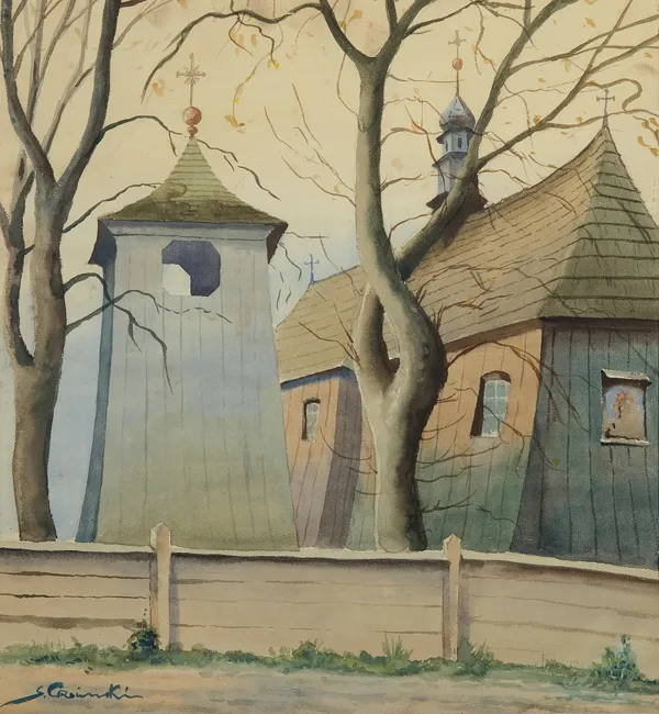 Stanisław Gibiński, DREWNIANY KOŚCIÓŁEK