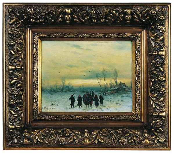 Friedrich Josef Heydendahl, Konwój jeńców, ok. 1880