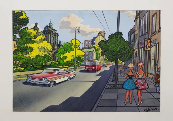 Jerzy Szelągowski, Krakowskie Przedmieście w Warszawie, 1960