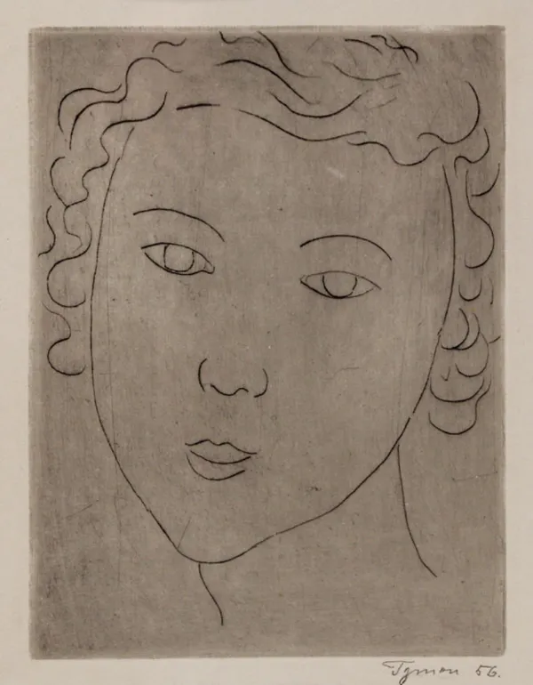 Tymon Niesiołowski, Głowa dziewczynki, 1956