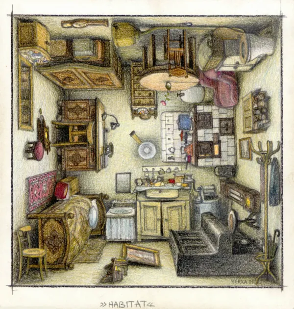 Jacek Yerka, Habitat, 2001