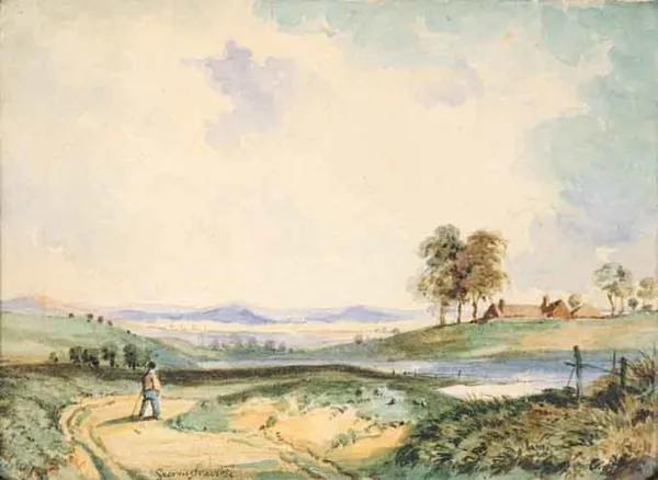 Józef Szermentowski, Krajobraz wiejski