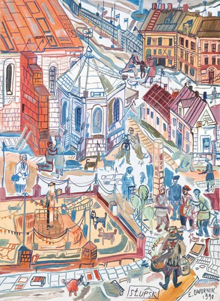 Edward Dwurnik, SŁUPSK, 1990