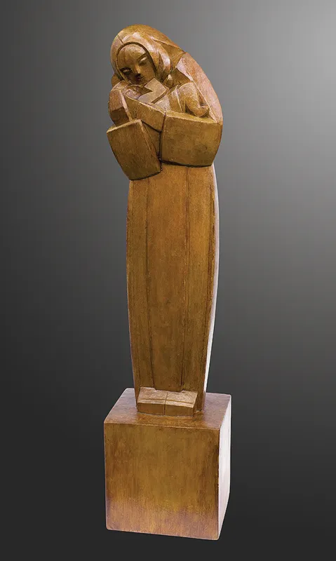 Piotr Waligóra, MACIERZYŃSTWO (MADONNA Z DZIECIĄTKIEM), 1957