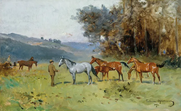 Tadeusz Ajdukiewicz, Stadnina pod lasem