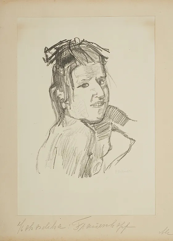 Oskar Kokoschka, Portret kobiety