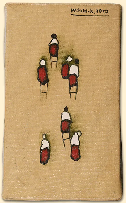 Witold-K., Sylwetki kobiet w biało-czerwonych ubraniach, 197