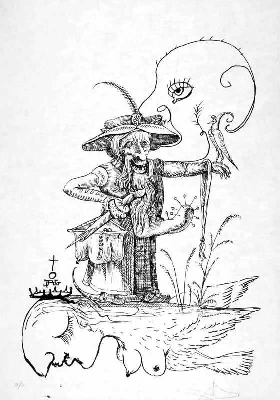 Salvador Dali, Ilustracja 3 z teki les songes...