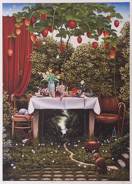 Jacek Yerka, Drzewko poziomkowe III, ok. 2003