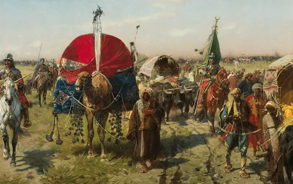 Józef Brandt, POCHÓD Z ŁUPAMI , lata 80