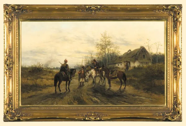 Ludwik Gędłek, Pożar w oddali !, lata 1880 - 1900
