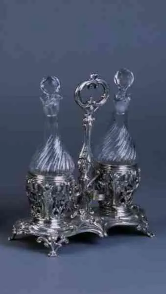 Autor nierozpoznany, Komplet do przypraw, poł XIX w.