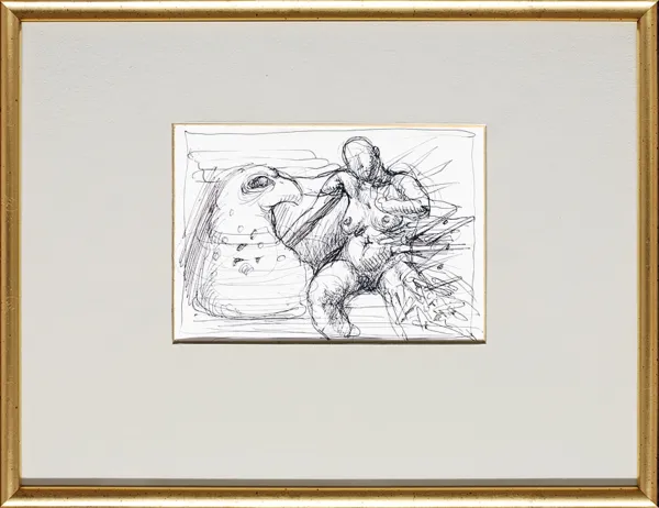 Franciszek Starowieyski, Akt z ptakiem, ok.1989