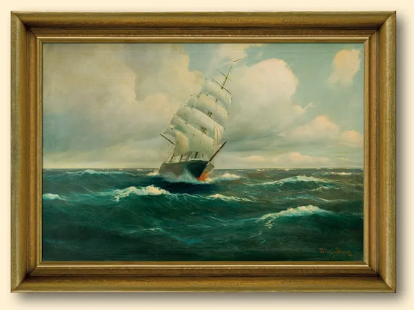 Martin Franz Glüsing, ŻAGLOWIEC