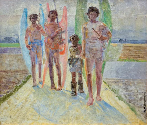 Jacek Malczewski, ANIOŁOWIE Z TOBIASZEM