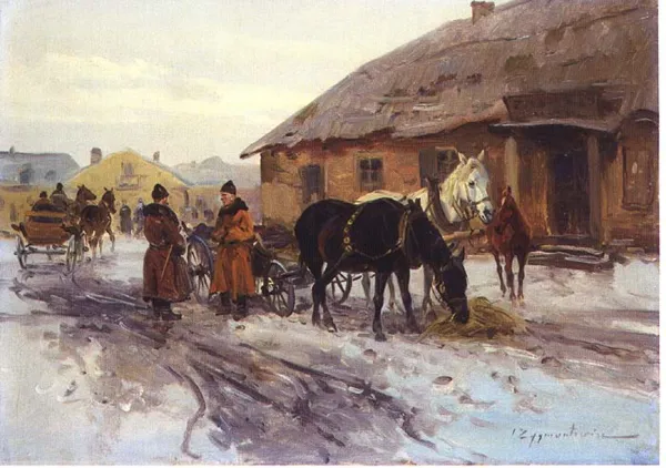 Czesław (I. Zygmuntowicz) Wasilewski, Zimą w małym miasteczku