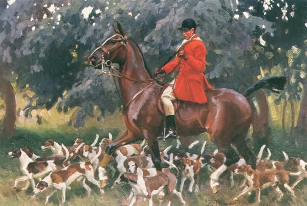 Zygmunt Rozwadowski, Wyjazd na polowanie z ogarami