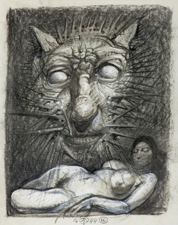 Franciszek Starowieyski, PROJEKT POMNIKA WILLIAMA BLAKE’A, 1988