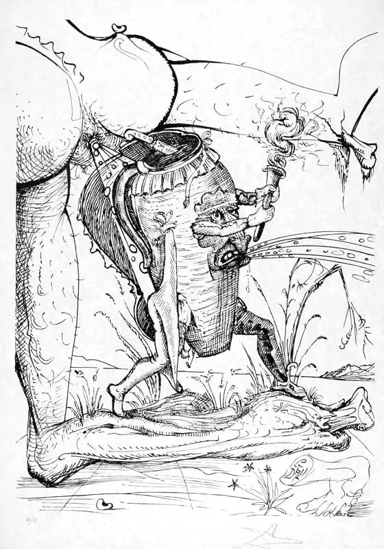 Salvador Dali, Ilustracja 6 z teki les songes...