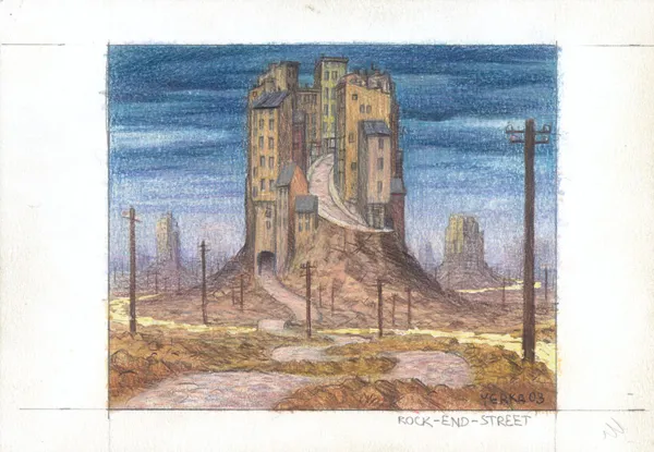 Jacek Yerka, Rock-And-Street, 2003