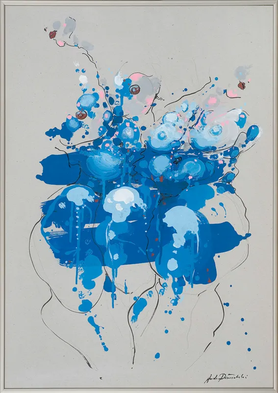 Andrzej Domżalski, Para w błękitach, 2014