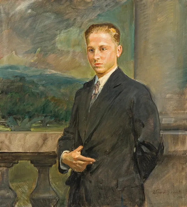 Wojciech Kossak, PORTRET MŁODZIEŃCA, 1932