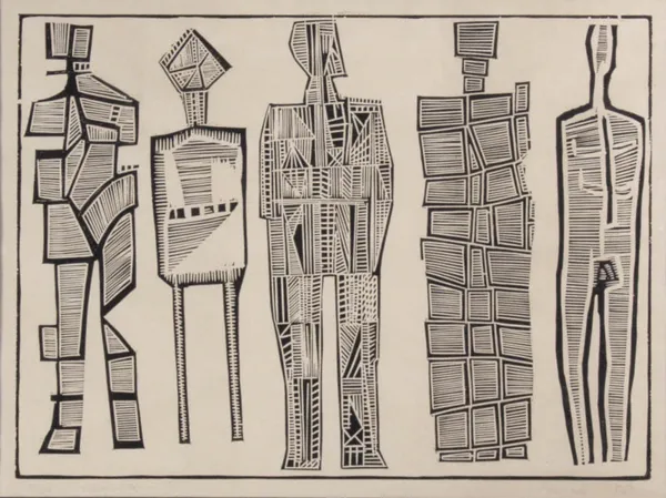 Jerzy Panek, Obłąkani I, 1958