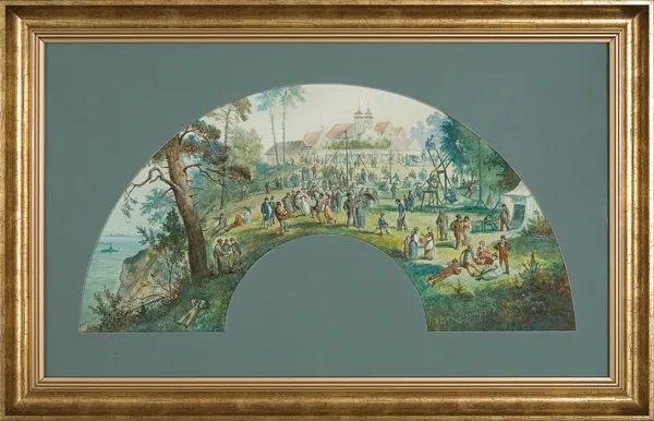 Franciszek Kostrzewski, ODPUST NA BIELANACH W WARSZAWIE, 1882