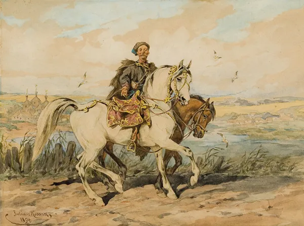 Juliusz Kossak, KOZAK Z LUZAKIEM, 1894